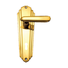 Lever Latch ( CC 57mm) PB 203x63mm in Polished Brass