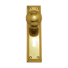 Knob Latch (CC 57mm) PB 200x50mm in Polished Brass