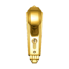 Knob Latch (CC 47.6mm) PB 184x53mm in Polished Brass