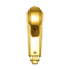Knob Latch (CC 57mm) PB 184x53mm in Polished Brass
