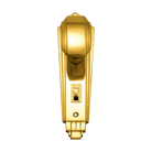 Knob Latch Privacy PB 184x53mm in Polished Brass