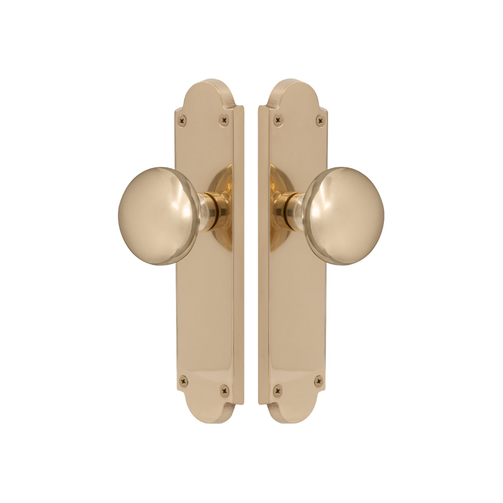 Victorian Knob Latch in Unlacquered Brass