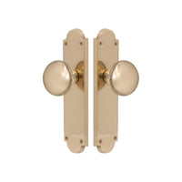 Victorian Knob Latch in Unlacquered Brass