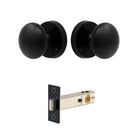 Victorian Knob Rose - Passage in Matt Black
