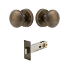 Victorian Knob Rose - Passage in Oil Rubbed Bronze