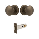 Victorian Knob Rose - Passage in Roman Brass