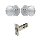 Victorian Knob Rose - Passage in Satin Chrome