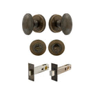 Sutton - Round Rose Privacy Set in Oil Rubbed Bronze