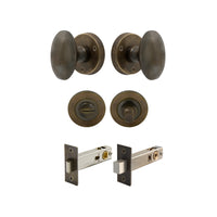 Sutton - Round Rose Privacy Set in Oil Rubbed Bronze