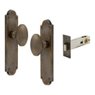 Oval Knob Plate Passage in Oil Rubbed Bronze