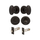 Camden - Round Rose Privacy Set in Vintage Bronze