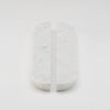 Dot Marble Handle Carrara Large in Carrara Marble