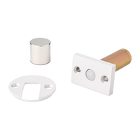 Ghostop Floor or Ceiling Lighter Doors |White PC with Black Strike Ramp in White PC/Black