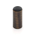 Cast 70mm Wall-Mounted Door Stopper in Dark Bronze