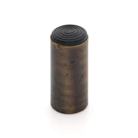 Cast 70mm Wall-Mounted Door Stopper in Dark Bronze
