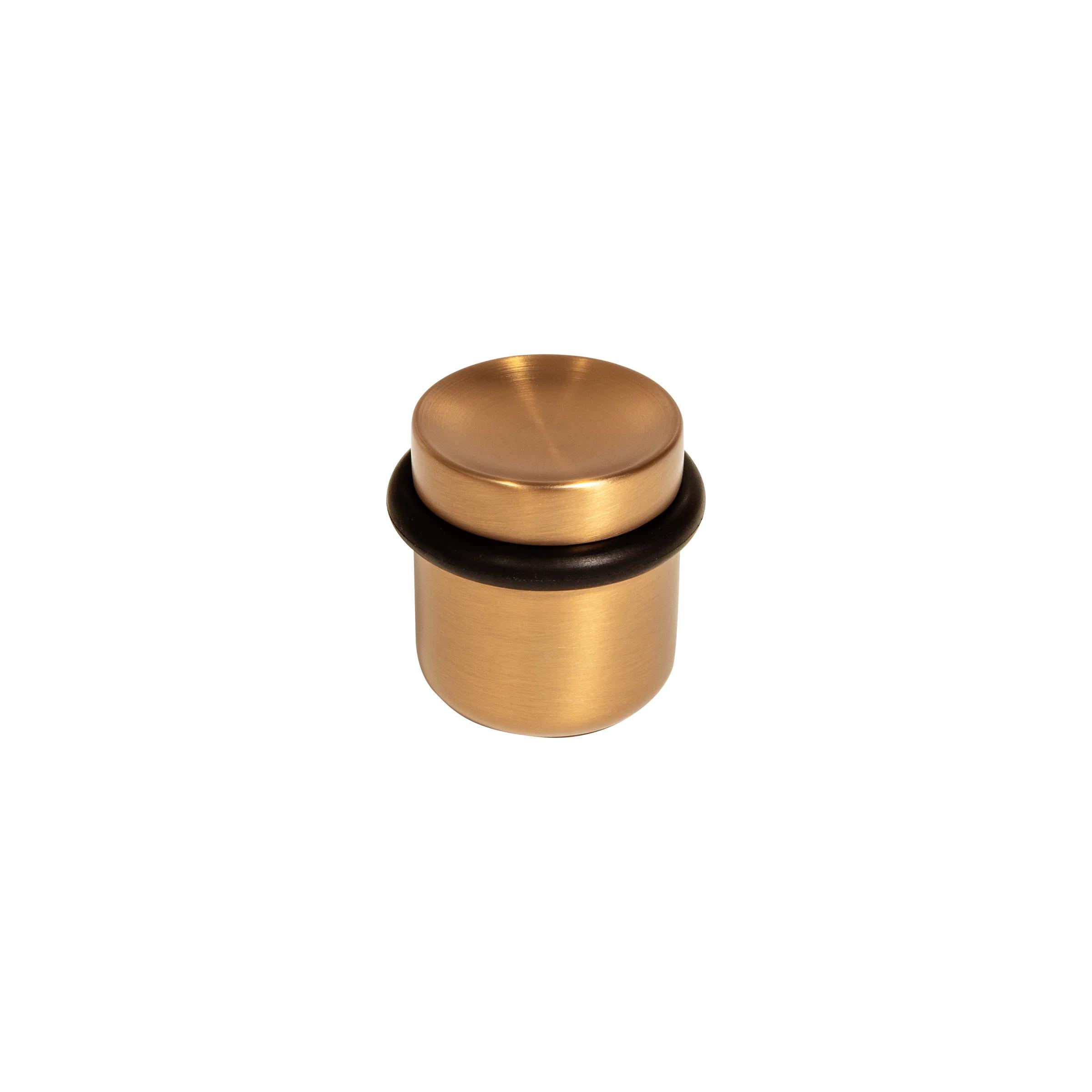 MOMO HANDLES LUV DOOR STOP 36MM BRUSHED DARK BRASS in Brushed Dark Brass