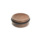 MOMO HANDLES LUV WOOD DOOR STOP 71MM WALNUT in Walnut