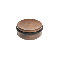 MOMO HANDLES LUV WOOD DOOR STOP 71MM WALNUT in Walnut