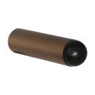 Wall Mount Tubular Door Stop Copper 75mm in Bronze PVD