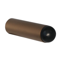 Wall Mount Tubular Door Stop Copper 75mm in Bronze PVD