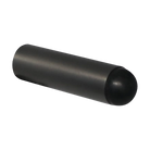 Wall Mount Tubular Door Stop Satin Gunmetal Grey 75mm in Graphite PVD