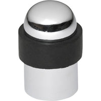 Door Stop Domed Chrome Plated H50xD30mm in Chrome Plated
