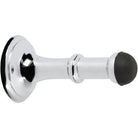 Tradco concealed fix door stop, 80mm length, with wall mounting hardware visible on a door edge.