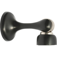 Door Stop Magnetic Matt Black D44xP93mm in Matt Black
