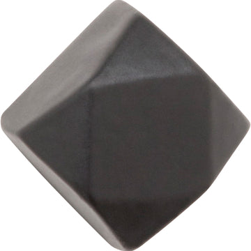 Door Stud Iron Matt Black  H19xW19mm in Matt Black