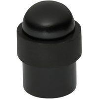 Door Stop Domed Matt Black H50xD30mm in Matt Black