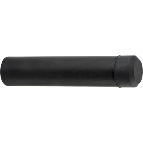 Door Stop Concealed Fix Pencil Matt Black D16xP75mm in Matt Black