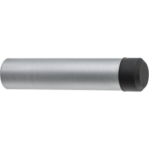 Iver Concealed Fix Pencil Door Stop attached to a door, with a sleek design and wall-mounted installation visible.