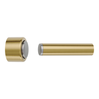 Door Stop Concealed Fix Pencil Magnetic Brushed Gold PVD D17xP75mm in Brushed Gold PVD