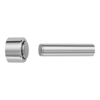 Door Stop Concealed Fix Pencil Magnetic Polished Chrome D17xP75mm in Polished Chrome