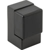 Door Stop Square Matt Black H50xW32xD35mm in Matt Black