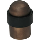 Door Stop Domed Antique Brass H50xD30mm in Antique Brass