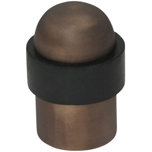 Door Stop Domed Antique Brass H50xD30mm in Antique Brass