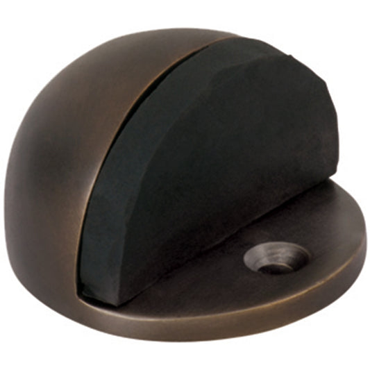 Door Stop Oval Antique Brass H29xD40mm in Antique Brass