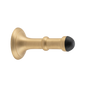 Door Stop Concealed Fix Large Satin Brass D43xP100mm in Satin Brass