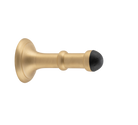Door Stop Concealed Fix Large Satin Brass D43xP100mm in Satin Brass