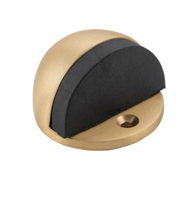 Door Stop Oval Satin Brass H29xD40mm in Satin Brass
