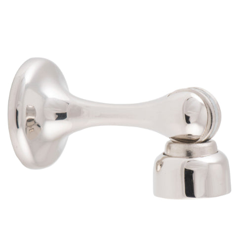 Door Stop Magnetic Polished Nickel D44xP93mm in Polished Nickel