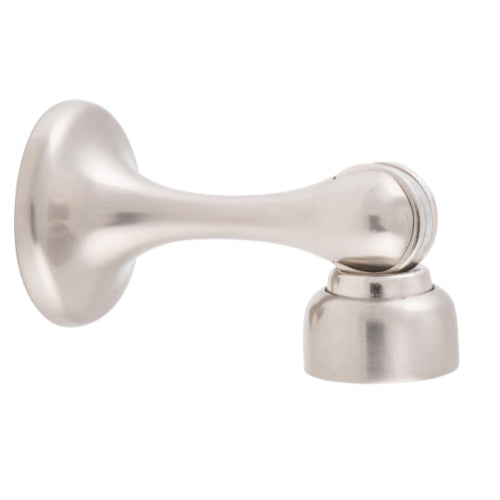 Door Stop Magnetic Satin Nickel D44xP93mm in Satin Nickel
