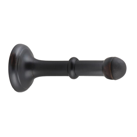 Door Stop Concealed Fix Large Antique Copper D43xP100mm in Antique Copper