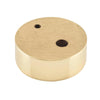 Door Stop Spacer Oval Polished Brass H15xD40mm in Polished Brass