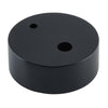 Door Stop Spacer Oval Matt Black H15xD40mm in Matt Black