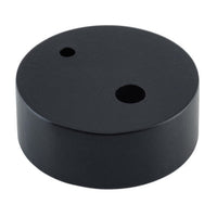 Door Stop Spacer Oval Matt Black H15xD40mm in Matt Black