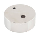 Door Stop Spacer Oval Polished Nickel H15xD40mm in Polished Nickel