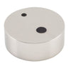 Door Stop Spacer Oval Satin Nickel H15xD40mm in Satin Nickel