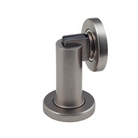 Magnetic Door Stop, Heavy Duty, 75mm Length in Brushed Nickel